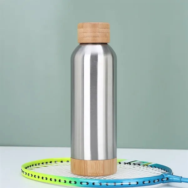 Bamboo Lid Sports Bottle