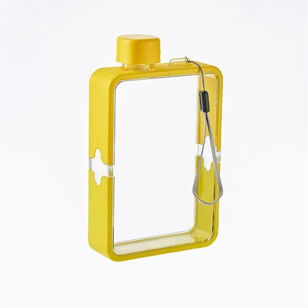 13oz A5 Notebook Transparent Water Bottle