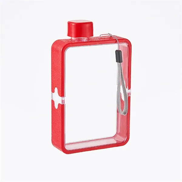 13oz A5 Notebook Transparent Water Bottle