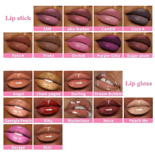 Lip Gloss with Applicator Wand