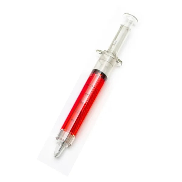 Syringe Ballpoint Clip Pen