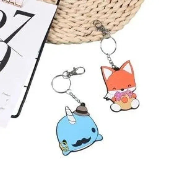Shaped PVC Keychains