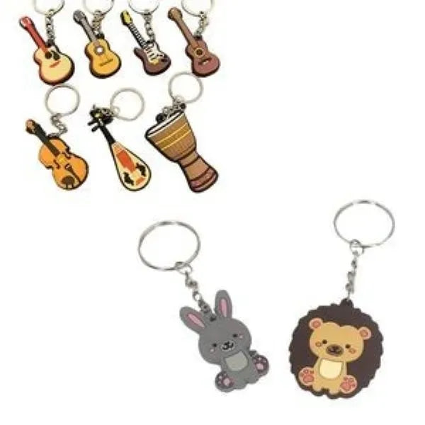 Shaped PVC Keychains