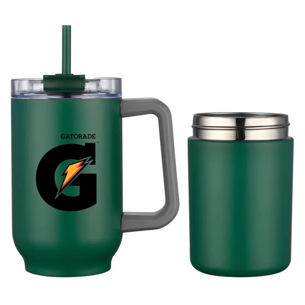 Aqueduct-XI 22 Oz. Can Cooler Travel Tumbler (Double Walled)