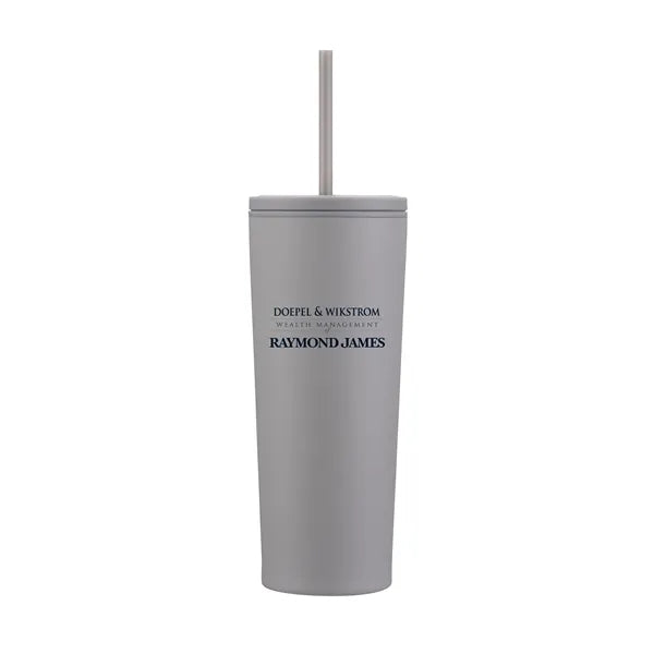 Aqueduct-IX 24 Oz. Travel Tumbler Bottle with Straw