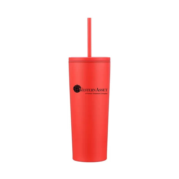 Aqueduct-IX 24 Oz. Travel Tumbler Bottle with Straw