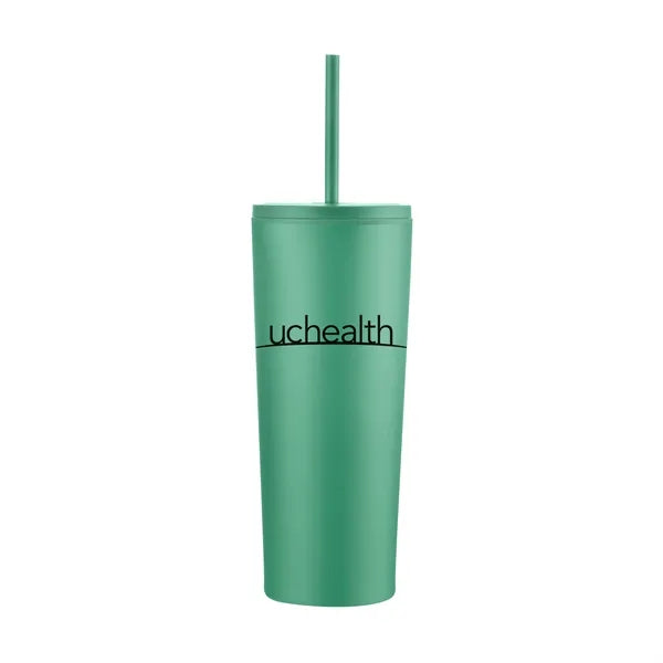 Aqueduct-IX 24 Oz. Travel Tumbler Bottle with Straw