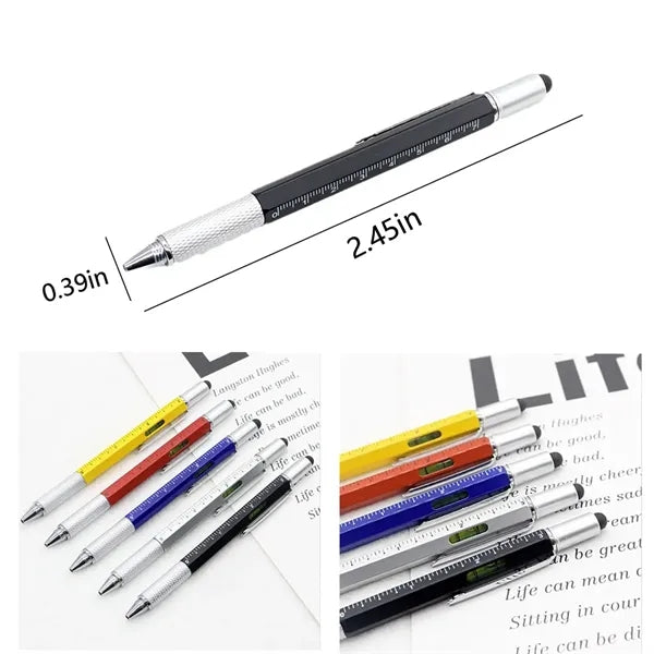6 In 1 Multi Functional Tool Pen