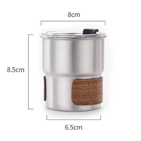10 oz 304 Stainless Steel Ironing Coffee Cup for Camping