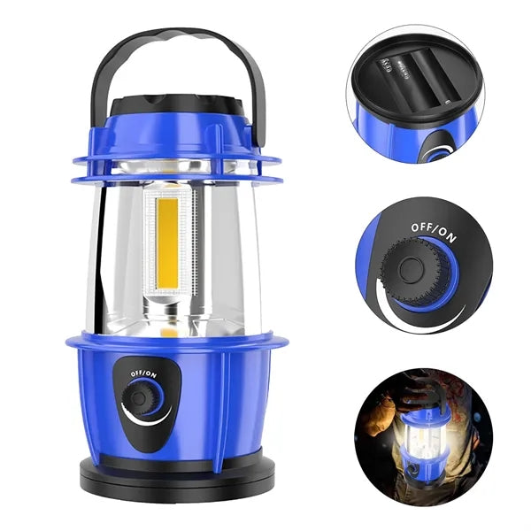 COB Camping Lantern 3AA Battery Water Resistant Emergency