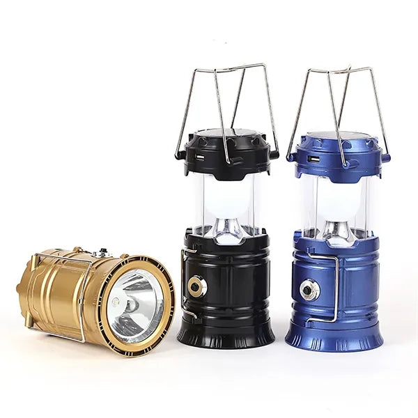 LED Solar Camping Lantern Side Rechargeable Lights