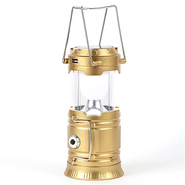 LED Solar Camping Lantern Side Rechargeable Lights