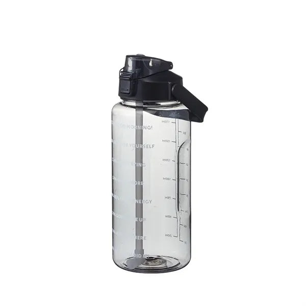 67 OZ Water Bottle With Straw&Time Marker
