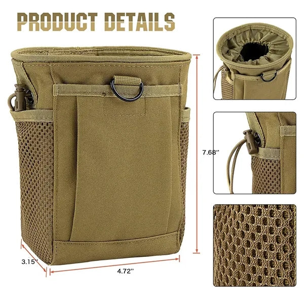 Tactical Molle Drawstring Dump Pouch