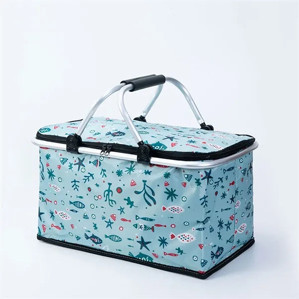 Portable Picnic Basket for Heat Preservation and Camping