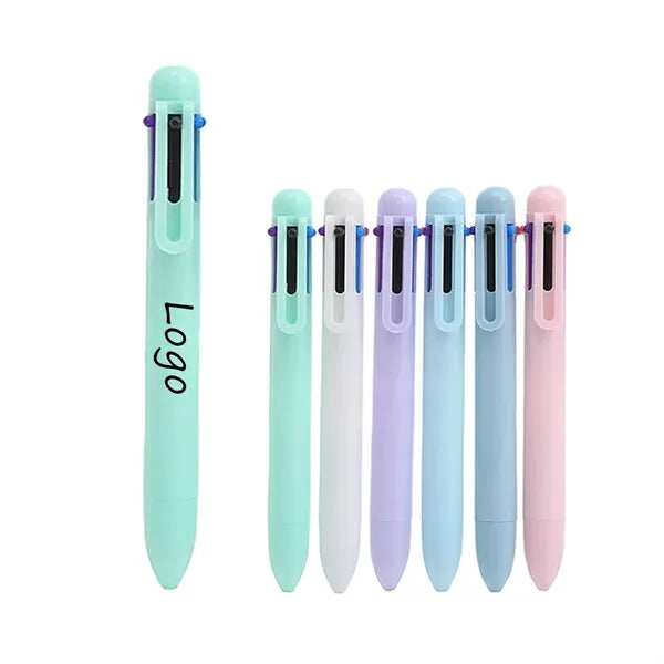 6 in 1 Color Press Ballpoint Pen