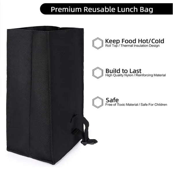 Multifunctional Crossbody Oxford Cloth Foldable Lunch Bag