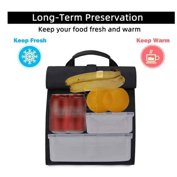 Multifunctional Crossbody Oxford Cloth Foldable Lunch Bag