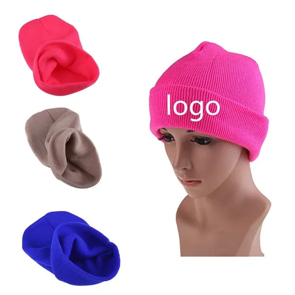 Warm Ear Protection Knitted Cap