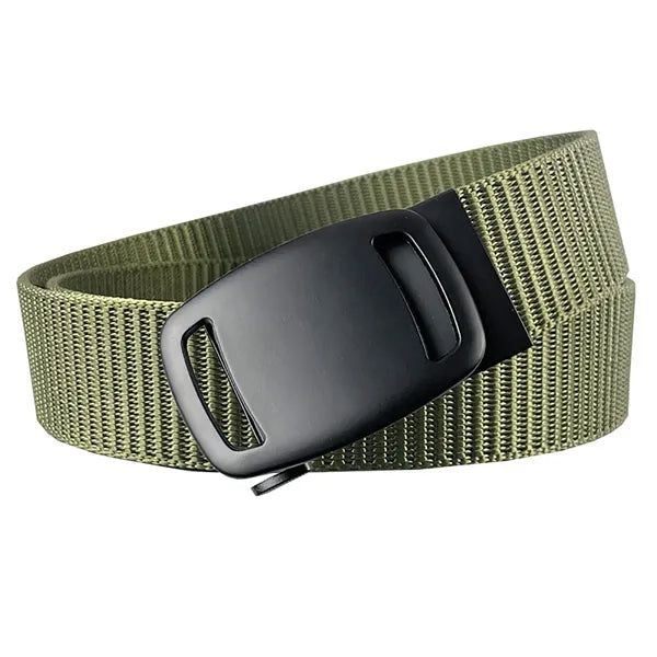 50" Nylon Tactical Belt for Men Adjustable Zinc Alloy Buckle