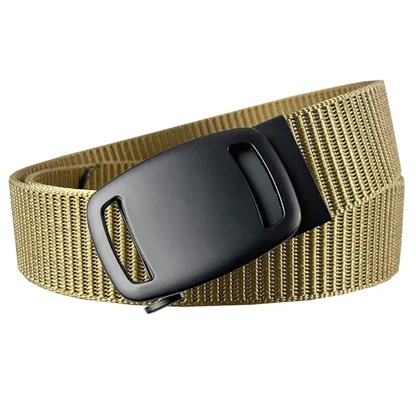 50" Nylon Tactical Belt for Men Adjustable Zinc Alloy Buckle