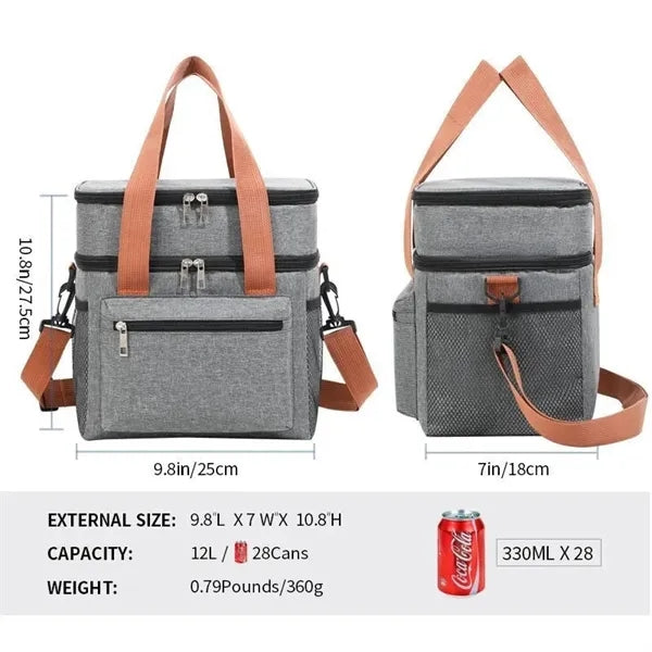 Insulated Cooler Large Lunch Box