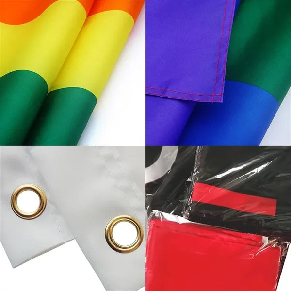 3x5ft Progress Rainbow Pride Flag