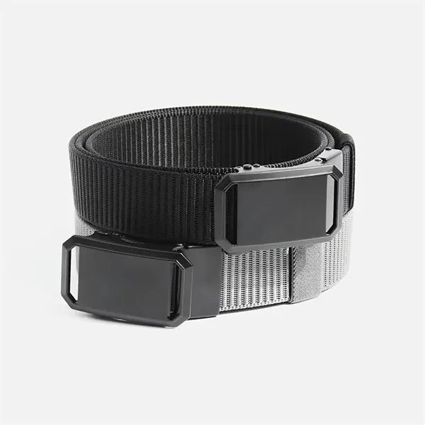 Men Tactical Waist Belt Nylon Canvas Breathable Zinc Buckle