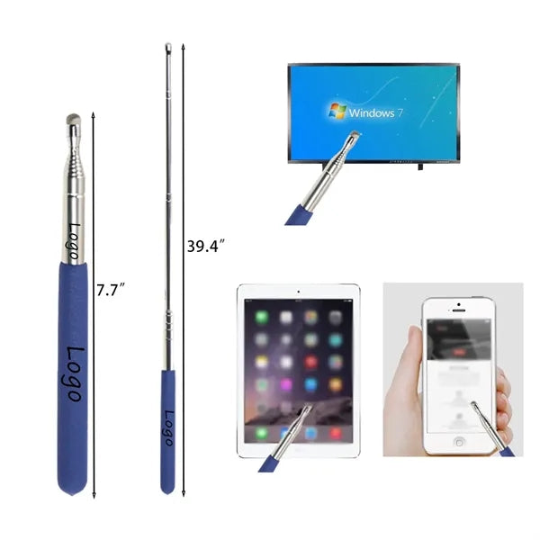 Retractable Teacher Pointer Touch Screen Pen