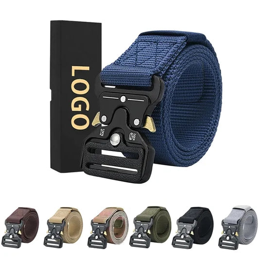 Gift Box Set Tactical Nylon Belts with Quick Release Buckles