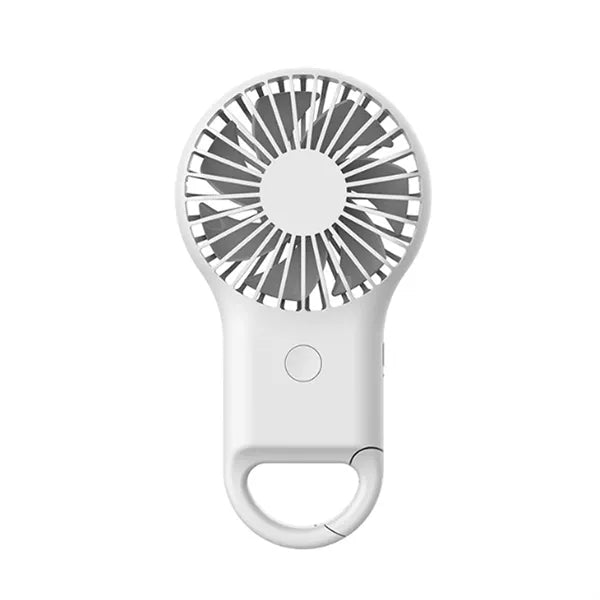 Rechargeable Handheld Fan With Carabiner