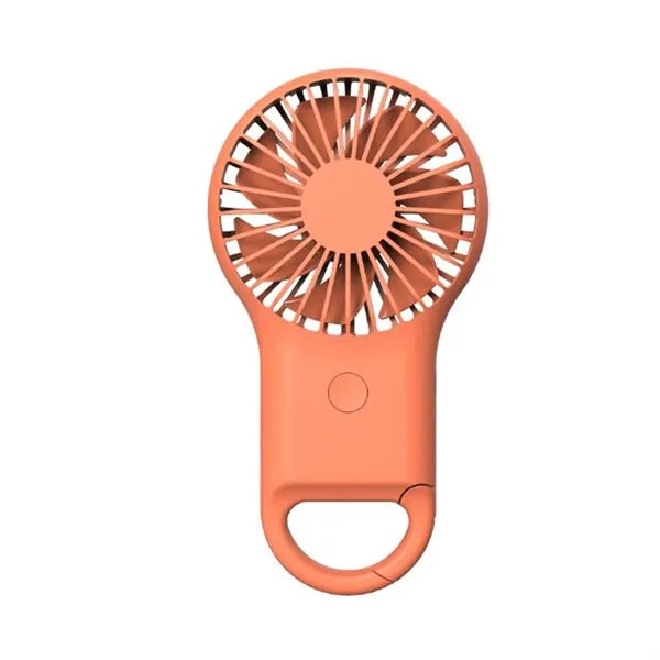 Rechargeable Handheld Fan With Carabiner