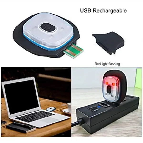 USB Rechargeable LED Knit Beanie Hat
