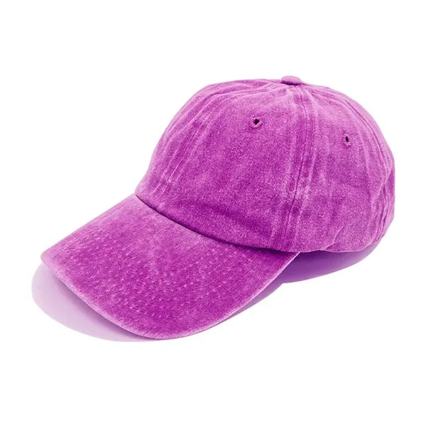 100% Cotton Washed Baseball Cap