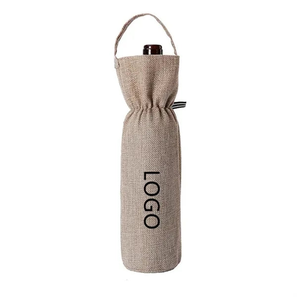 Christmas Wine Bottle Gift Bag with Handle