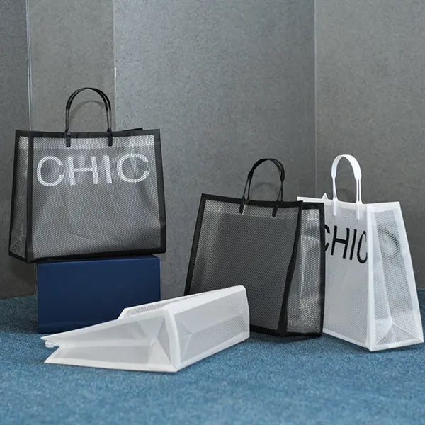 Chic PVC Garment Handbag