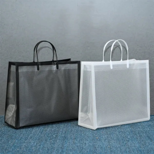 Chic PVC Garment Handbag