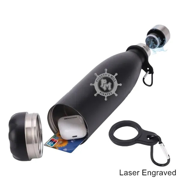 20 oz Cola-Shaped Stainless Steel Bottle with Stash Can