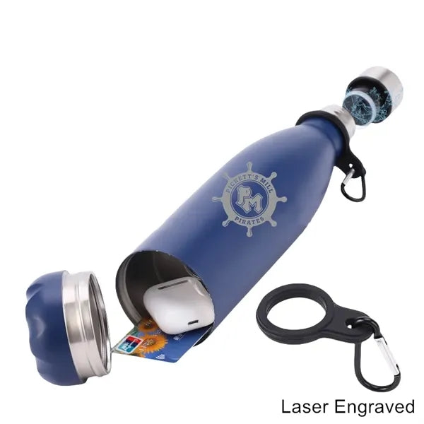 20 oz Cola-Shaped Stainless Steel Bottle with Stash Can