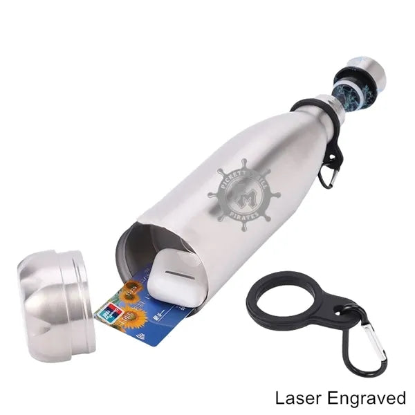 20 oz Cola-Shaped Stainless Steel Bottle with Stash Can