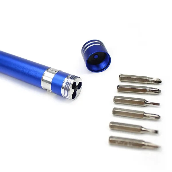 Aluminum Alloy Multifunctional Tool Pen with LED Light