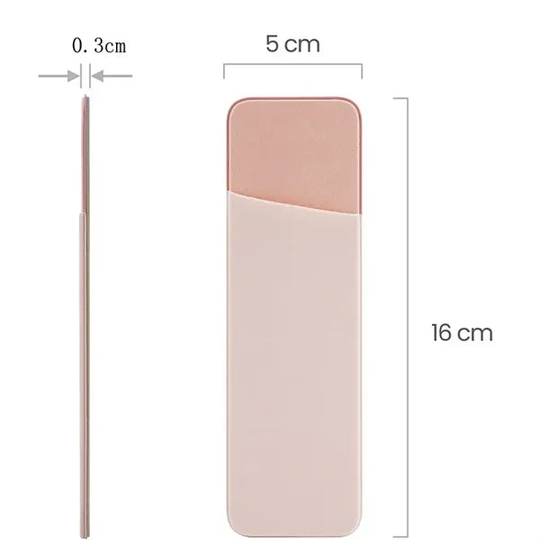 Ultra-thin Sticky Leather Pen Pouch for Notebook