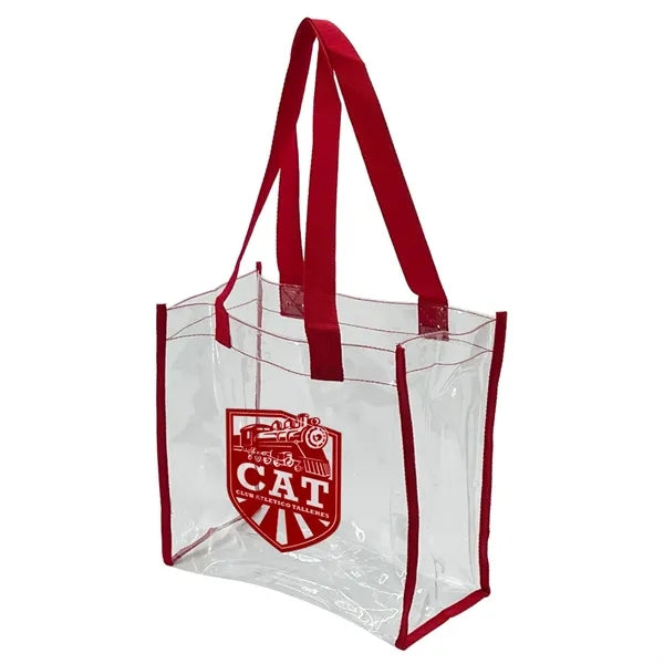 Clear Vinyl Tote Bag