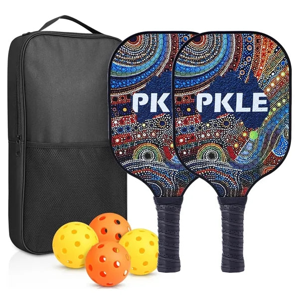 Pickleball Paddles with 2 Balls and Bag(Customizable)