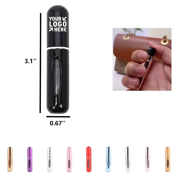 0.17oz Mini Refillable Perfume Spray Bottle