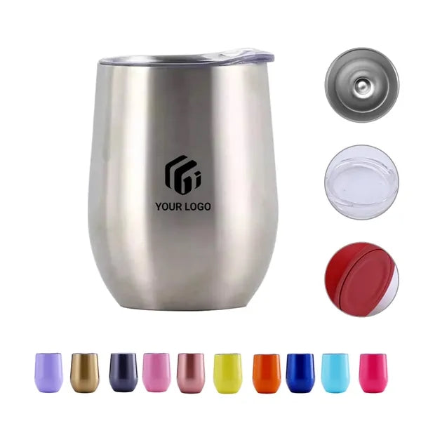 12oz stainless steel creative U-shaped red wine thermos cup