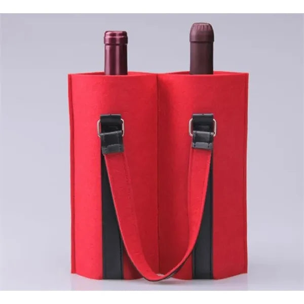 Red wine double handbag shockproof protective cover gift bag