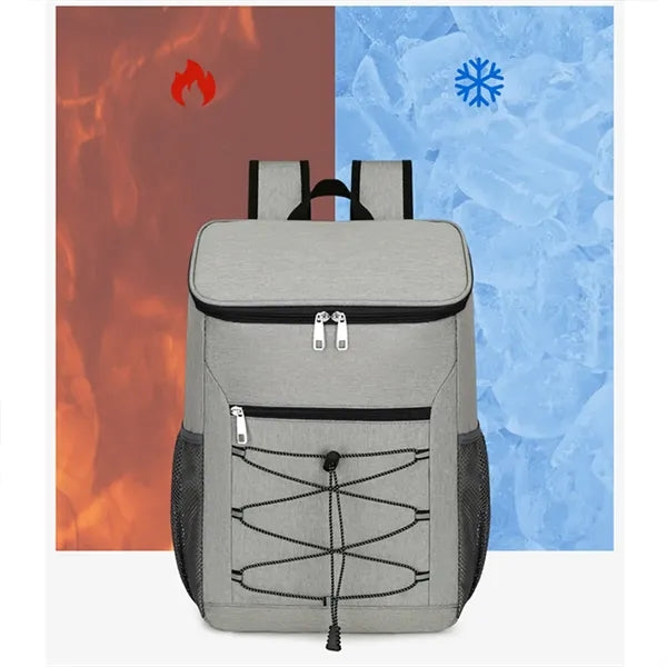 Insulated large outdoor picnic food storage cooler backpack