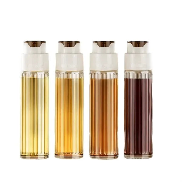 Automatic opening and closing of oil bottles