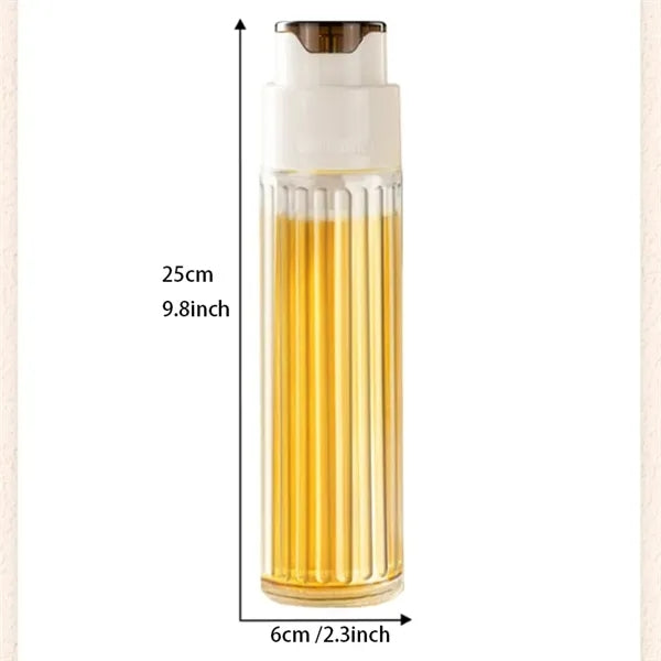 Automatic opening and closing of oil bottles